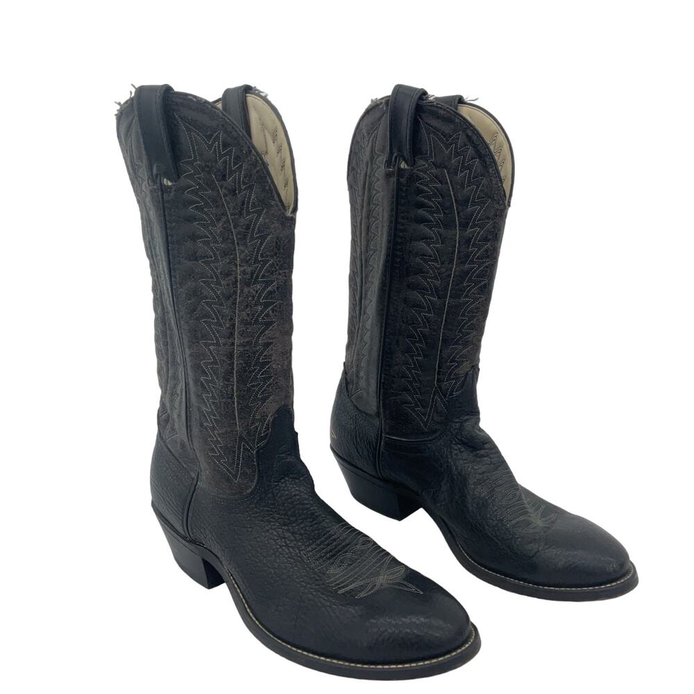Laredo Black Western Cowboy Boots